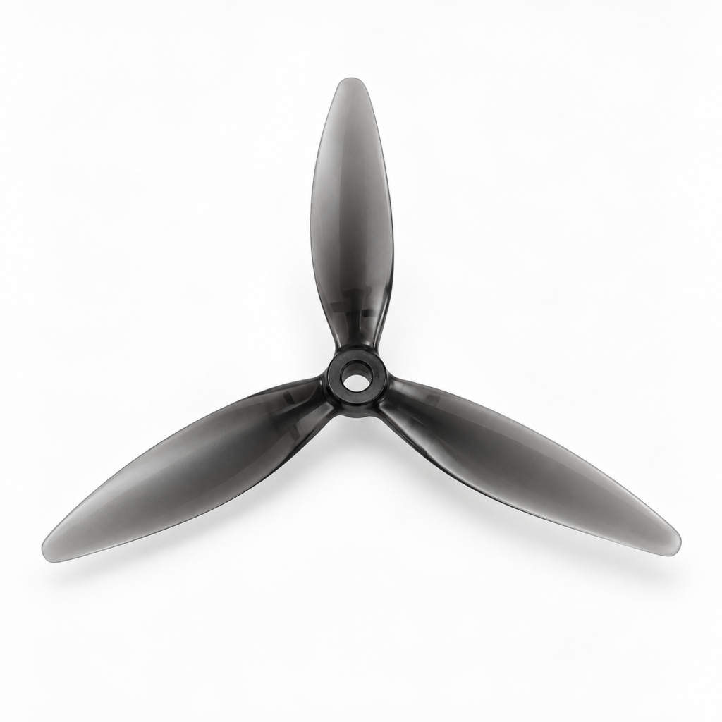5146 5-inch three-blade propeller in smoke-gray polycarbonate