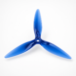 7040 7-inch three-blade propeller in translucent blue polycarbonate