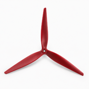 Gemfan 1310 13-inch three-blade propeller in red glass-fiber nylon