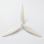 Gemfan 1507 15-inch three-blade propeller in white glass-fiber nylon