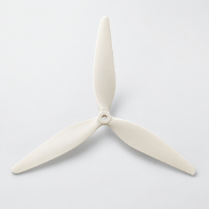 Gemfan 1507 15-inch three-blade propeller in white glass-fiber nylon