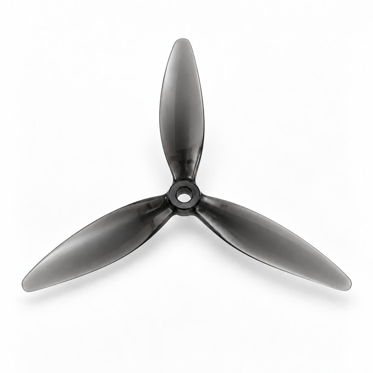 JL-JY00003 8-inch three-blade propeller in smoke-gray polycarbonate JL-JY00003 8-inch three-blade propeller in smoke-gray polycarbonate