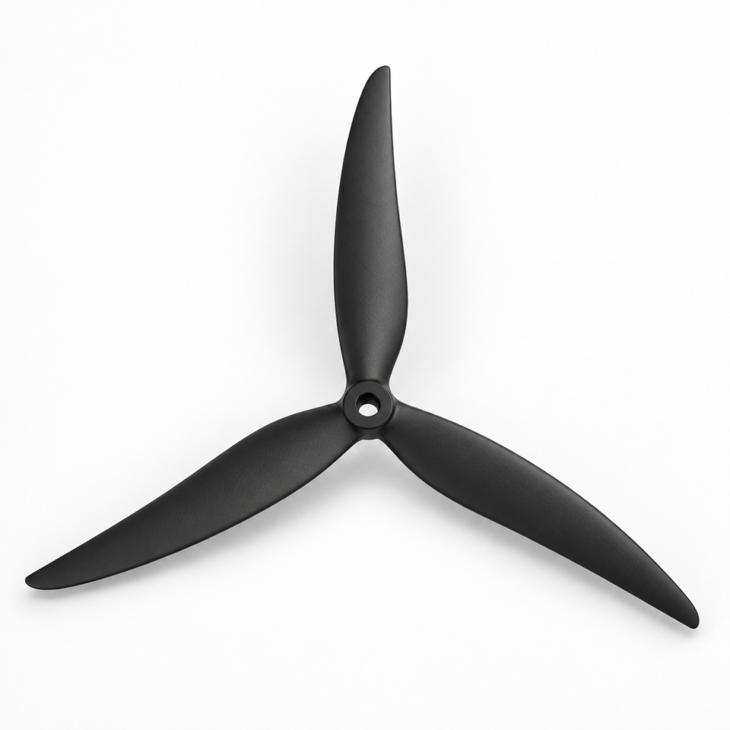 JL-JY00005 11-inch three-blade propeller in reinforced PA66 nylon