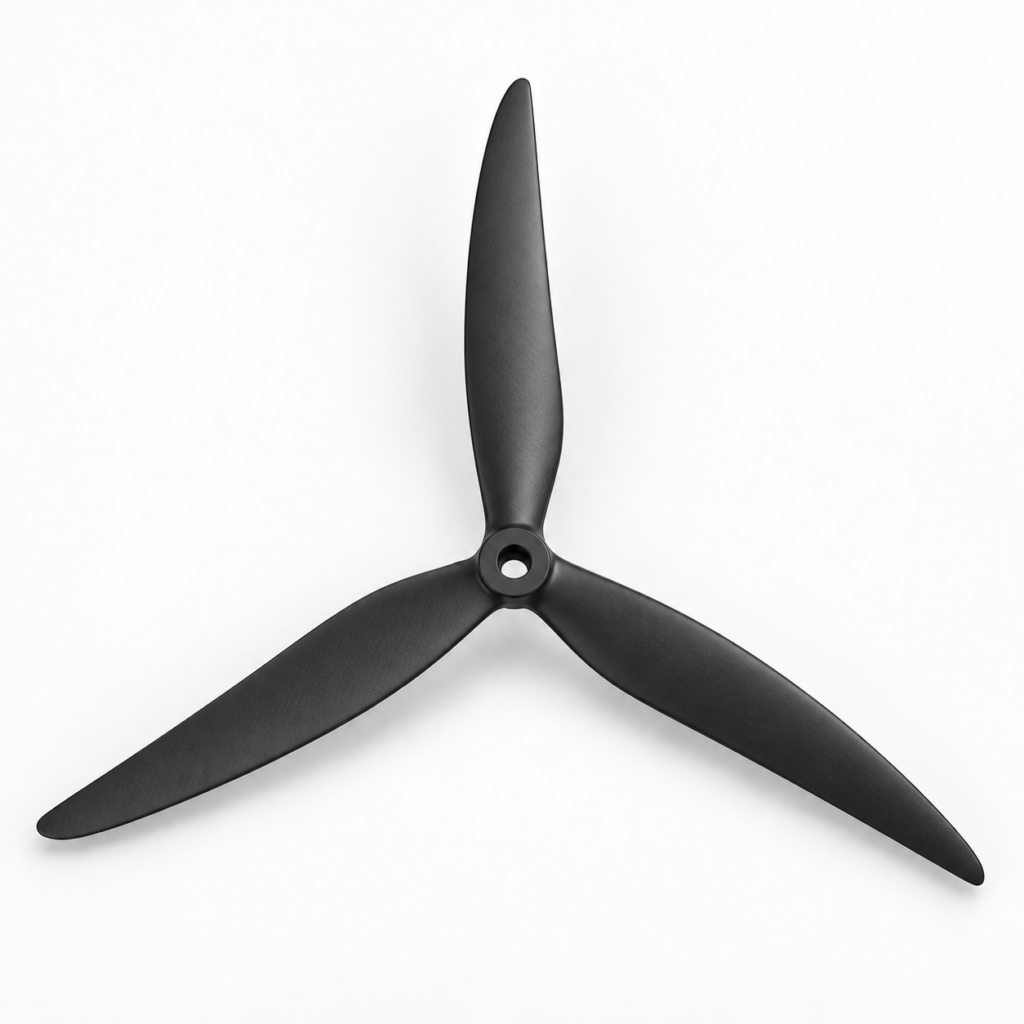 JL-JY00006 13-inch three-blade propeller in reinforced PA66 nylon
