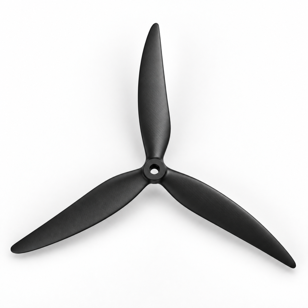 JL-JY00010 20-inch three-blade propeller in reinforced PA12 nylon